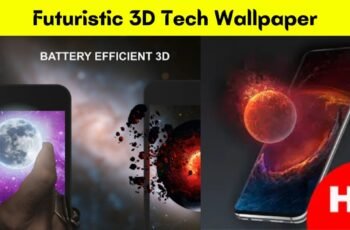 Futuristic 3D Tech Wallpaper App
