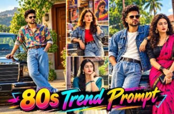 Instagram Trending 80s Photo Editing: Create a Viral Retro Look